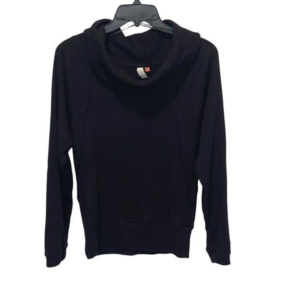 Pilcro by Anthropologie Womens Angie Waffle Knit Cowl Neck Long Sleeve Sweater B